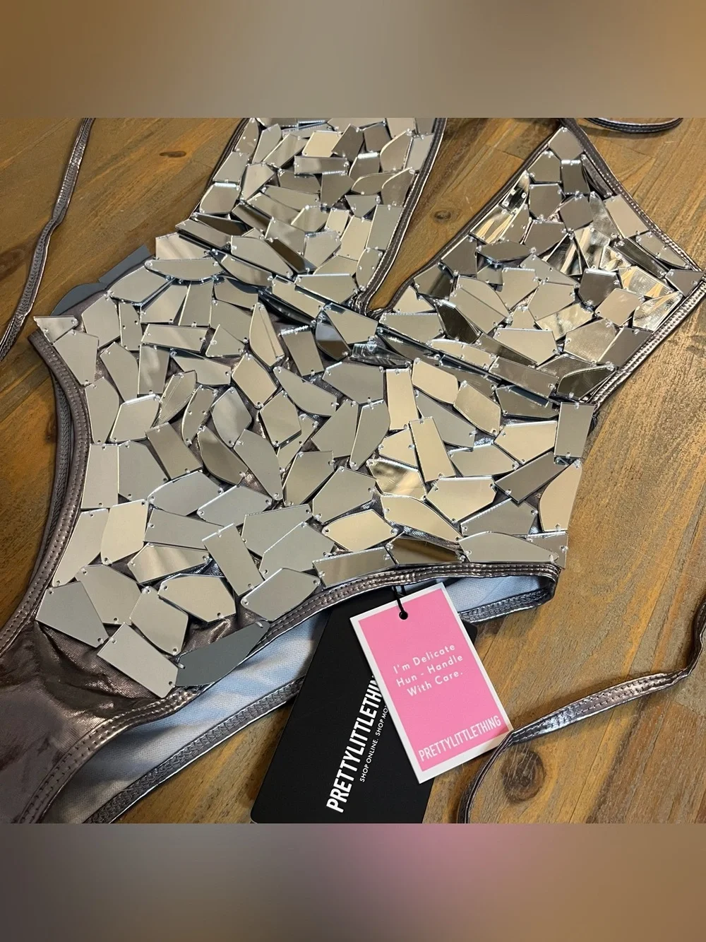 y2k mosaic festival bodysuit